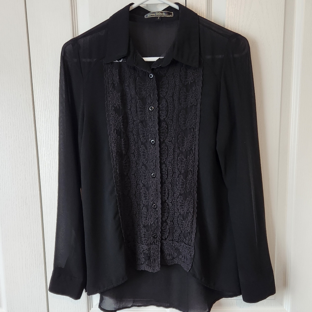 Womens Love stitch blouse
